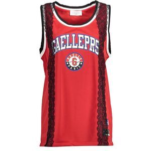 Gaelle Paris Rosso Poliestere Women Tank Women's Top